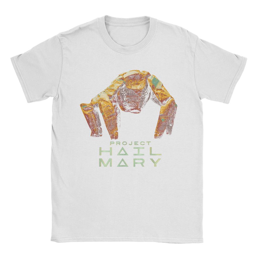 Project Hail Mary Rockys The Alien TShirts for Unisex Vintage Pure Cotton Tees Round Neck Short Sleeve T Shirts Summer Clothes