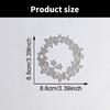 Circle Star Frame Cutting Dies Embossing Stencils Cuts Stencils Star Die Cuts for Scrapbooking Card Scrapbook Decoration