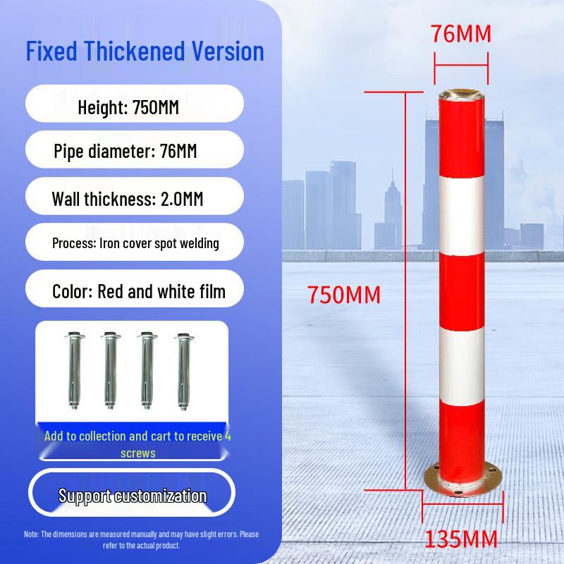 

Reflective Fixed Parking Safety Bollard