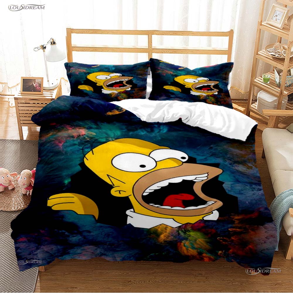 Comforter Carton Funny Casal All Season Comforter Bedding Sets Soft And S Teens Single/Double/Queen/King
