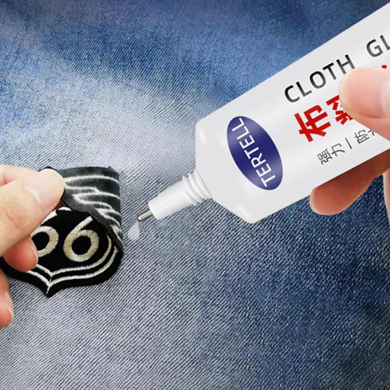 Тканевый швейный клей Мульти швейный клей Жидкий Моментальный Прозрачный Суперсильный Клей Универсальный Сильный Герметик Клей Инструмент для Ремонта 30g