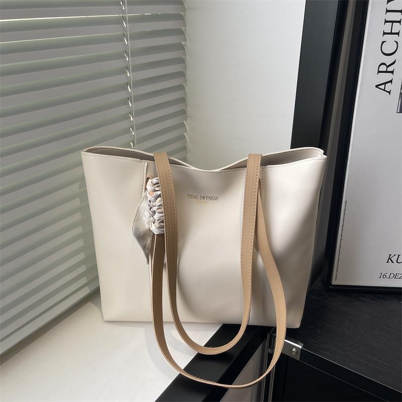 Womens Large Pu Tote Bag With Double Straps And Zipper Closure For Daily Use