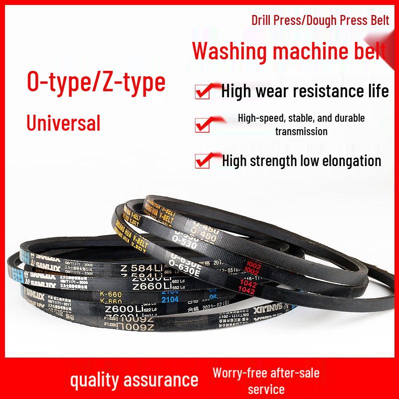 Small Bench Drill Belt K660, Washing Machine Dough Press V-belt: O-type, Z-type, O530, O630, O660, Z560