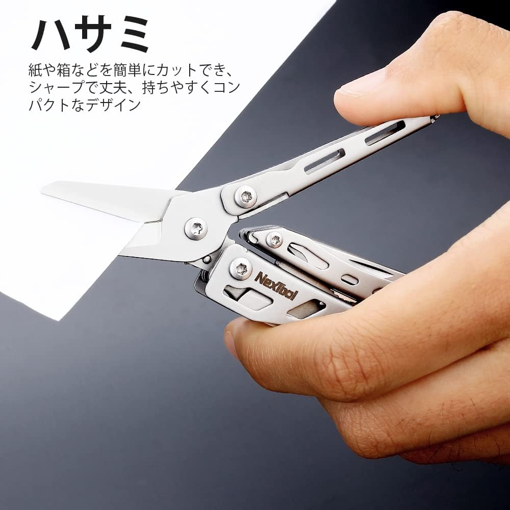 NexTool Mini Flagship 10-in-1 Multi-Tool Stainless Steel Pocket Size Folding Pliers Outdoor Camping Fishing Gear