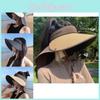 Fashionable Adjustable Summer Sun Hat For Women With Wide Brim And Neck Coverage