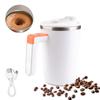 300ml Self Stirring Mug Temperature Heating Magnetic Coffee Mixing Cup with Lid Rechargeable 304