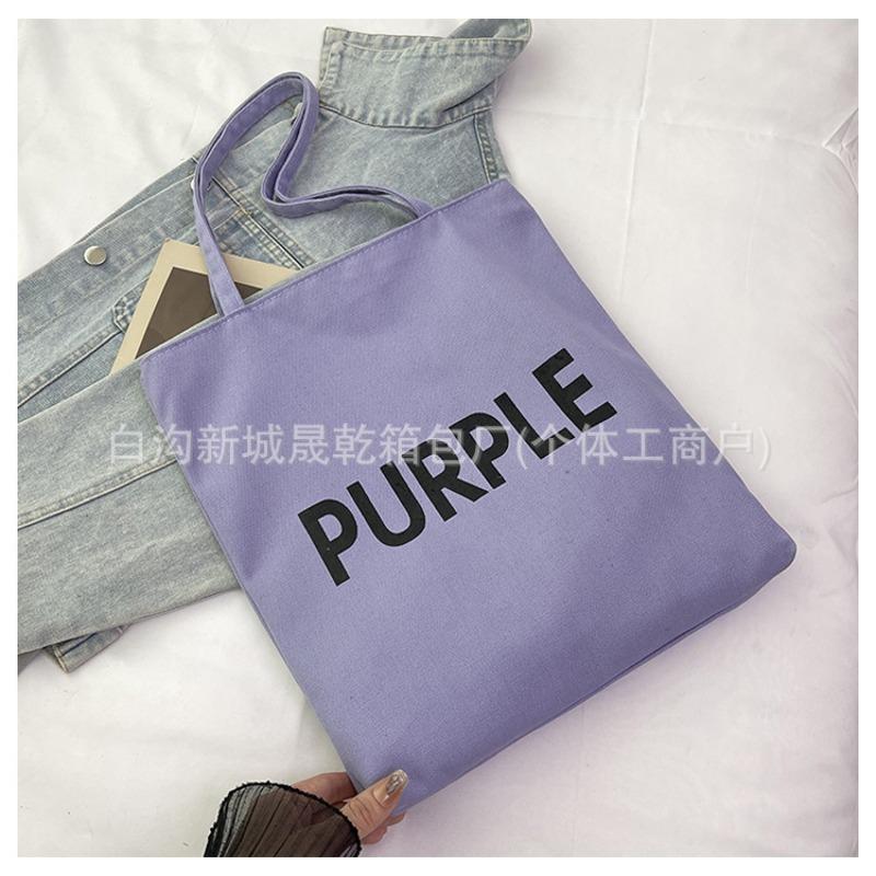 New Autumn Simple Literary Large-capacity Canvas Bag Female Students Commute To Class Portable Shoulder Bag