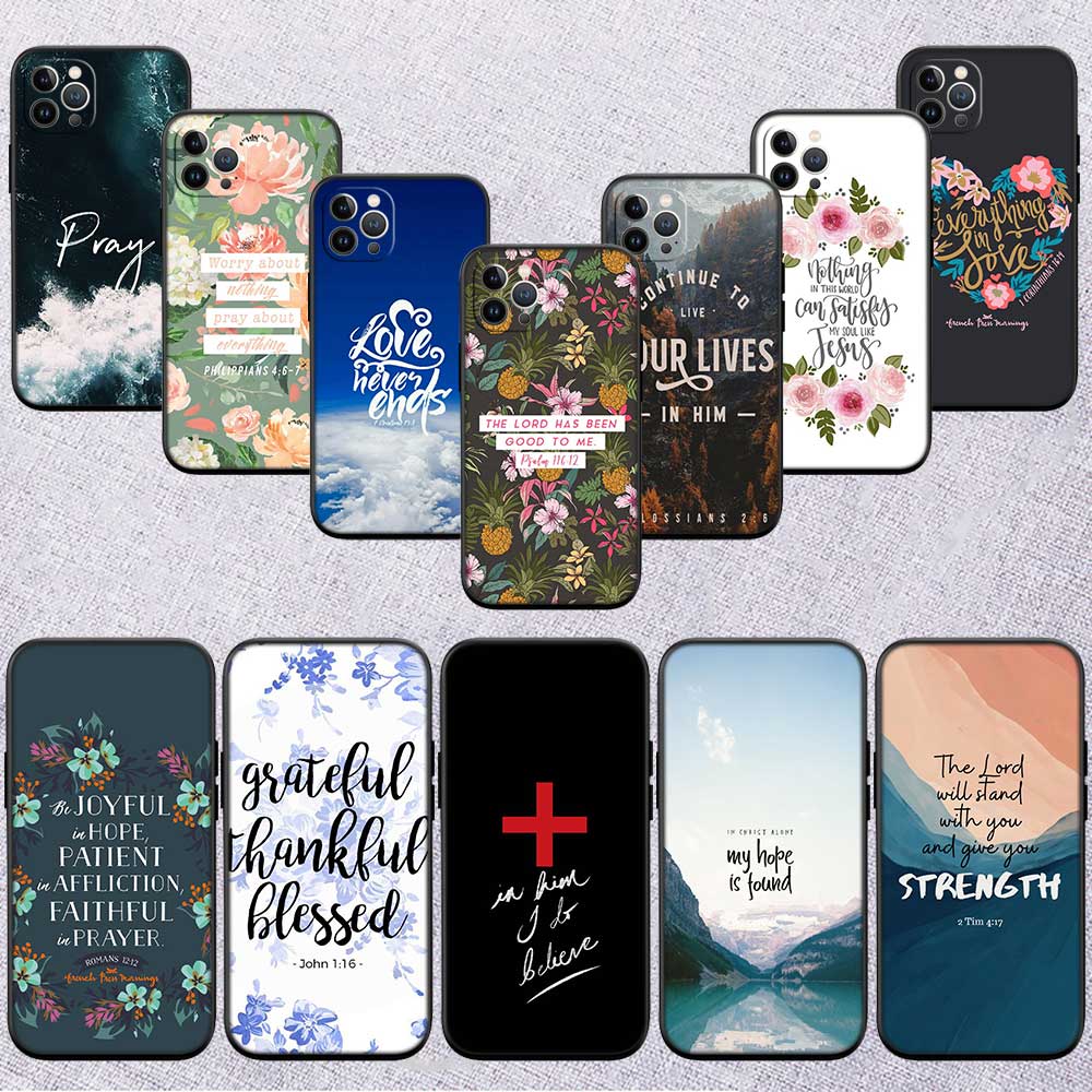 NH9 Bible Verse Jesus Christ New High-End Shell Phone Case for Redmi Note 10 11 12 Pro Max 10S 10C 10T 11A 11S 12S 12C