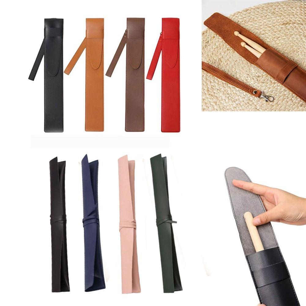 Portable Drum Stick Sleeve Waterproof Drumsticks Pouch Practical Drumsticks Case Drum Accessories