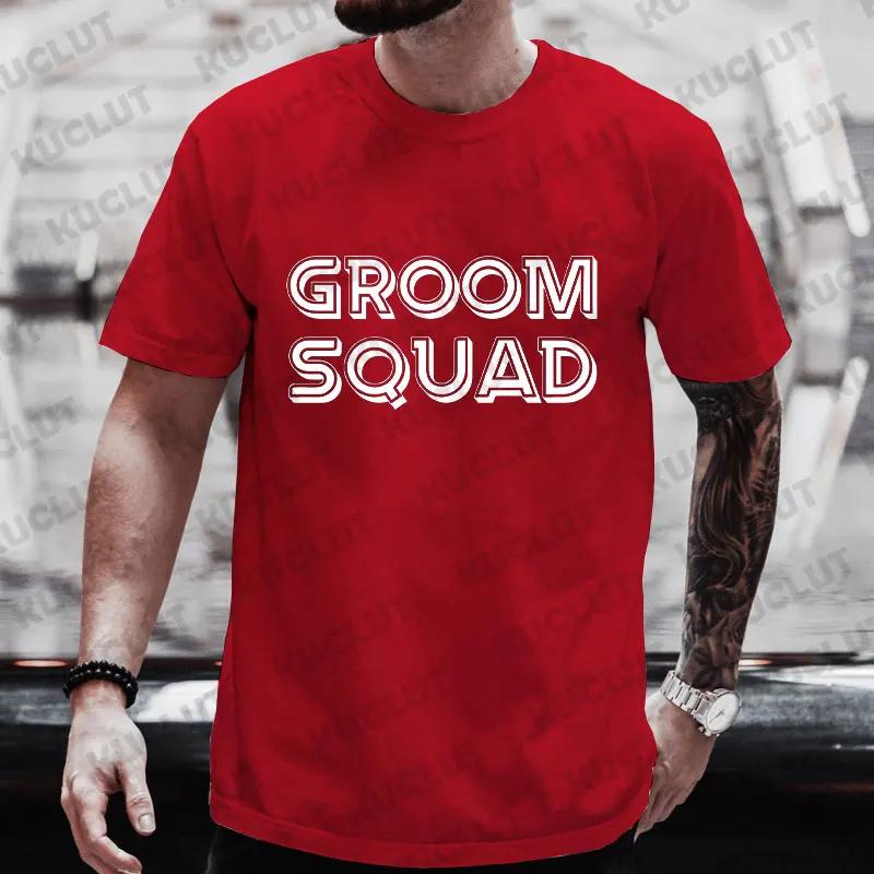 Team Future Groom Squad T Shirt Boyfriend Single Farewell Bachelor Stag Party Evg Tees Wedding Tops Groomsman Best Man Tshirt