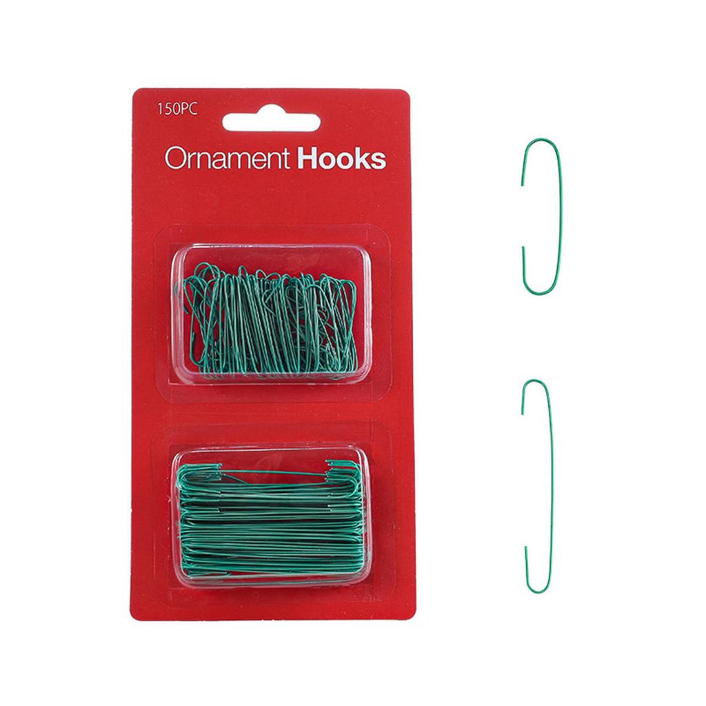 100/150PCS Christmas Tree Hook Ornaments Iron Hanger S-Shaped C-Shaped Hooks Xmas Ball Pendant Decoration for Home Christmas New Year