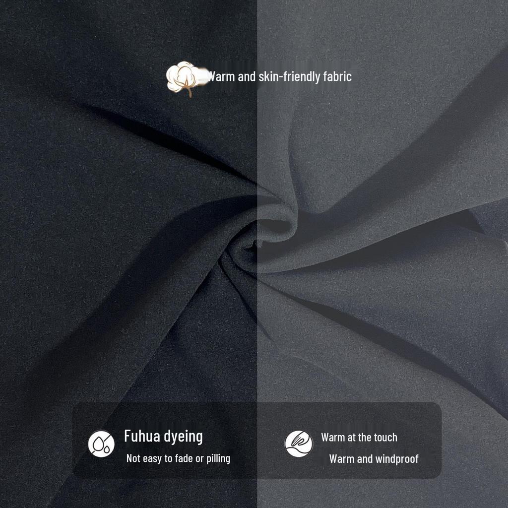 Women's Plus Size Winter Fleece Velvet Underwear with Tummy Control & Chest Pad - Slimming Base Layer Top