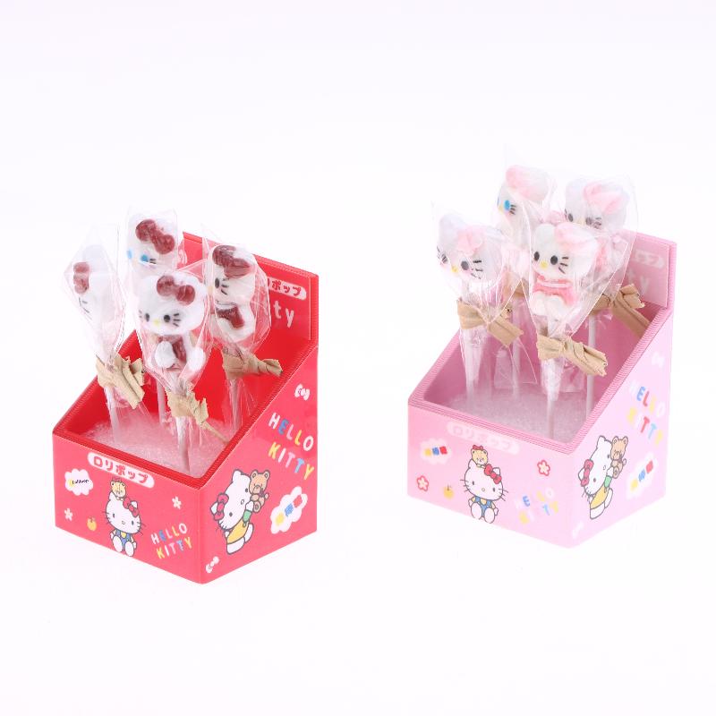 1/12 Dollhouse Simulation Mini Kt Cat Lollipop Set Model Dollhouse Micro Supermarket Scene Decoration Kid Pretend Play Toys