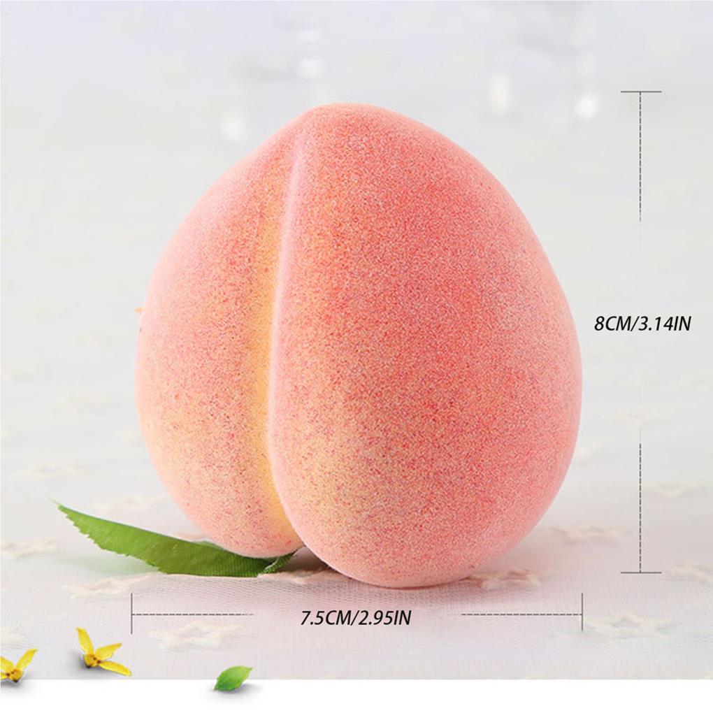 4 Pieces Foam Simulation Peach Portable Decorative Pointed 1:1 Display Household Artificial Vivid Peaches Model Decor