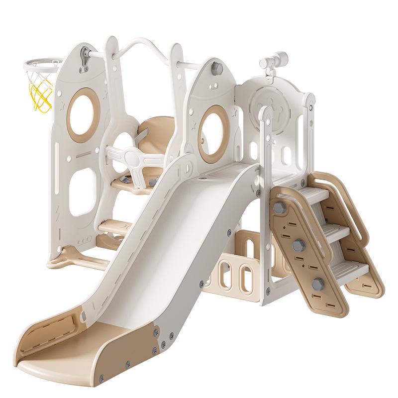 Indoor Children's Slide & Swing Multifunctional Playset for Home