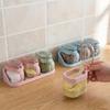 Dust-proof Spice Storage Bottle Food Grade Seasoning Box Set Durable Spice Container  Cooking Use