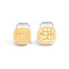 2Pcs/Set Luxury Geometric Adjustable Open Rings For Women Vintage Irregular Square Chunky Knuckle Ring Wedding Jewelry