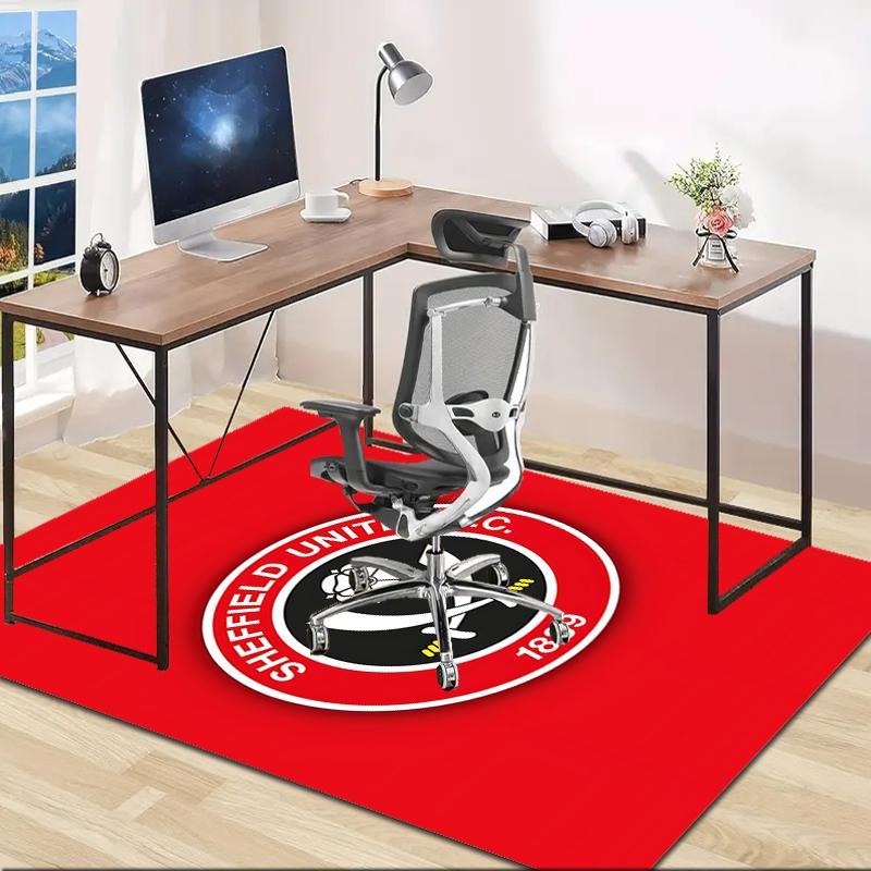 1pc Football Team Design Area Rug - Non-Slip, Soft & Cozy Floor Mat for Living Room, Bedroom, Office - Indoor/Outdoor Decorative Carpet