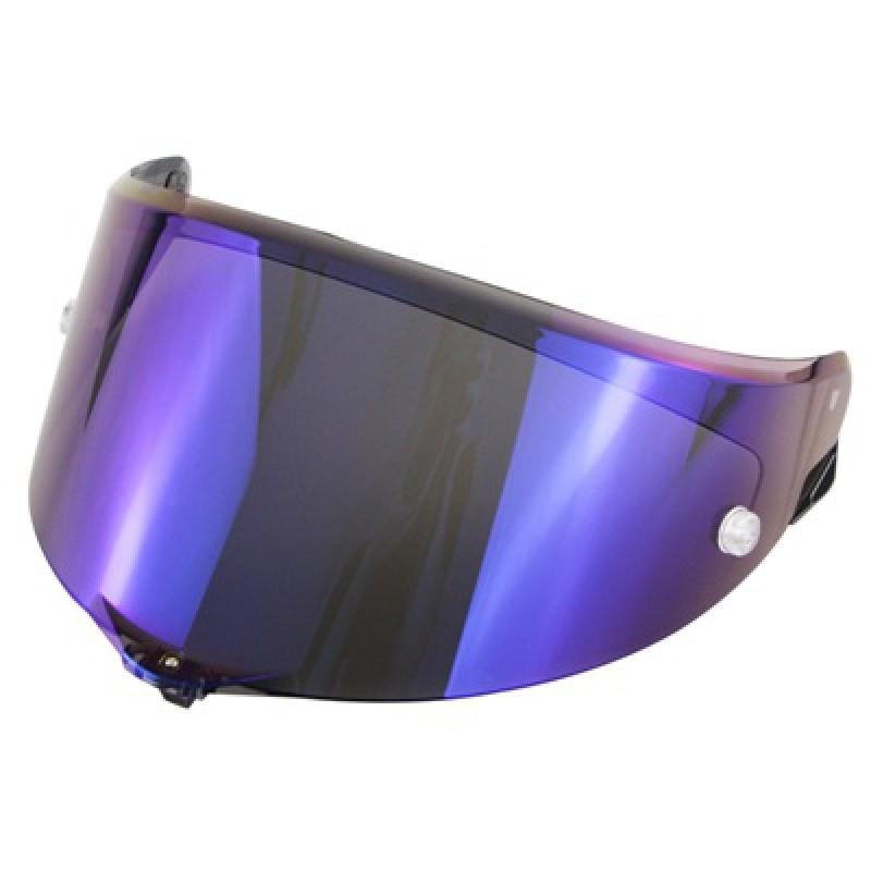 Visière de Casque de Moto Lentille PISTA GPRR CORSA Fumée Bleue Teintée Pare-brise Électroplaqué Avec Aileron Accessoires