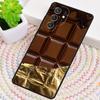 Chocolate Bar Candy Wrapper Phone Case for Samsung Galaxy note 10 pro S26 Ultra S23 S24 FE S25 S21 S22 PLUS shockproof Cove