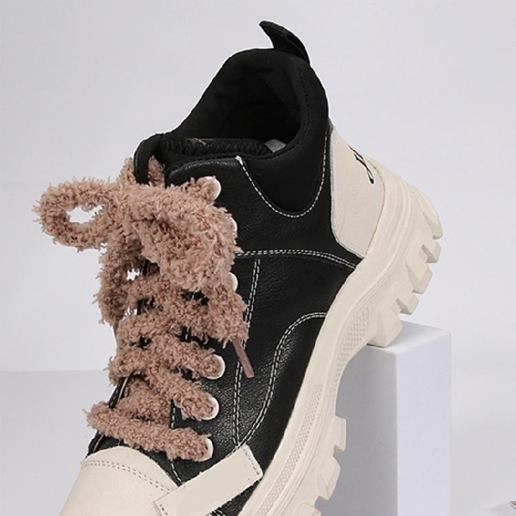 Soft Plush Shoe Lace 120cm Long Polyester Shoelaces Replaceable Sneakers Lace for Adults Trainers Footwear Decoration