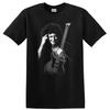 Brian May Rock Legenden Silhouette Musik Fan T-Shirt Gitarristen Tribut Tee