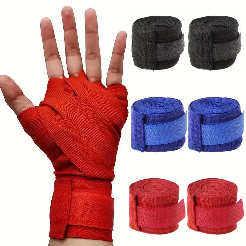 2Pcs Boxing Bandages Boxing Equipment Hand Gloves For Gym Man Boxing Bear Paw Qjst03
