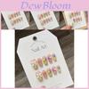 Colorful Cream Heart Blush Handcrafted Nail Art With Candy Colors Cream Heart Long Ladder 823