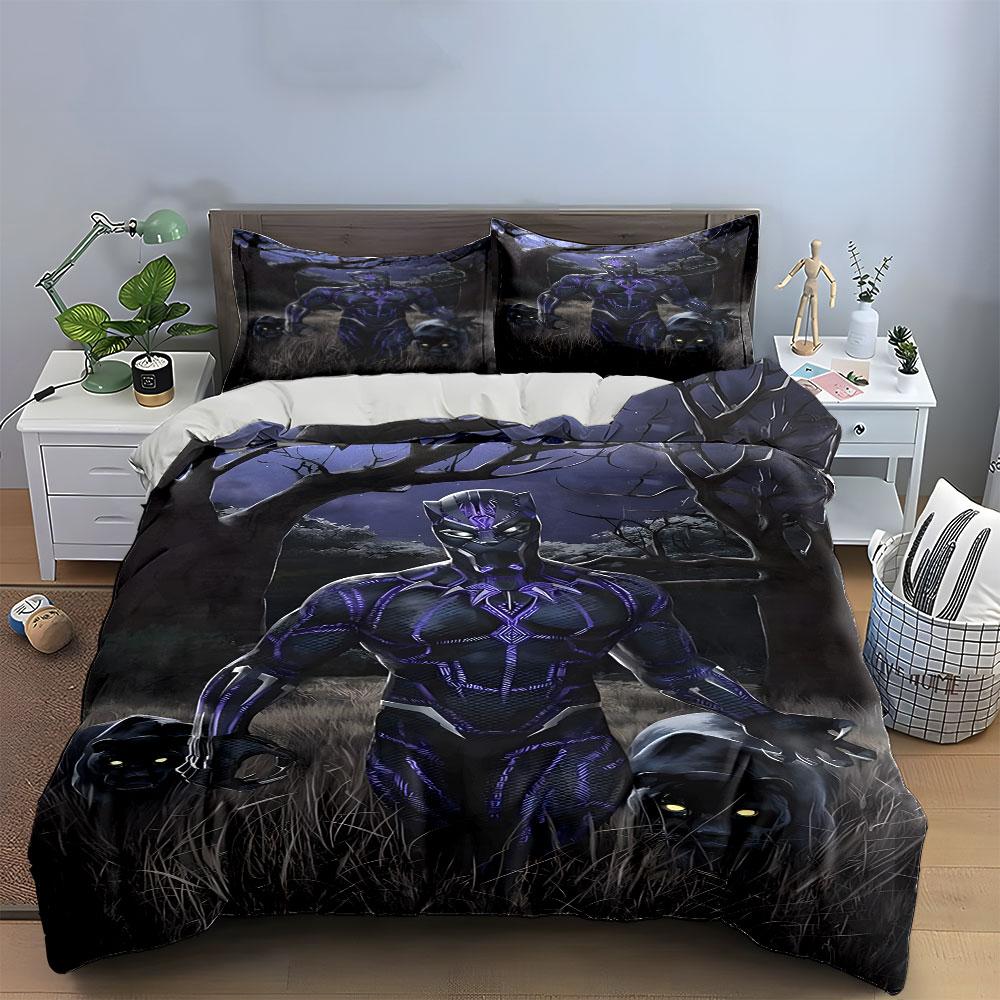 "Night jungle guardians emerge." Bedding sets Duvet covers Pillowcases(1* Duvet Cover 2* Pillowcases without duvet insert)
