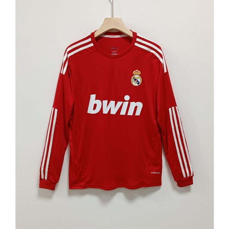 Camiseta retro de manga larga Camiseta de fútbol Real Madrid Manchester United Inglaterra Arsenal Portugal Inter de Milán AC camiseta réplica