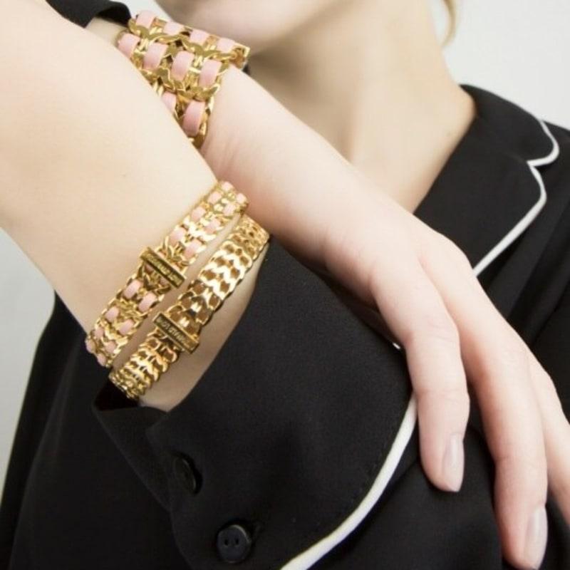 

FITZGERALD LOVE ZELDA THIN BRACELET WHITE PINK