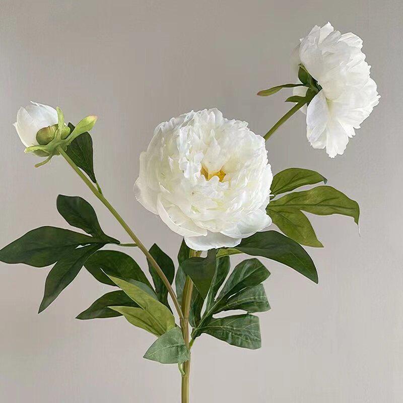 Lu Ke Premium Peony Silk Flower Bouquet for Living Room & Dining Table Decoration