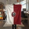 Sheffield United Football Club Flannel Blanket, High Quality Comfortable for All Seasons, Home Decor, Warmth and Comfort