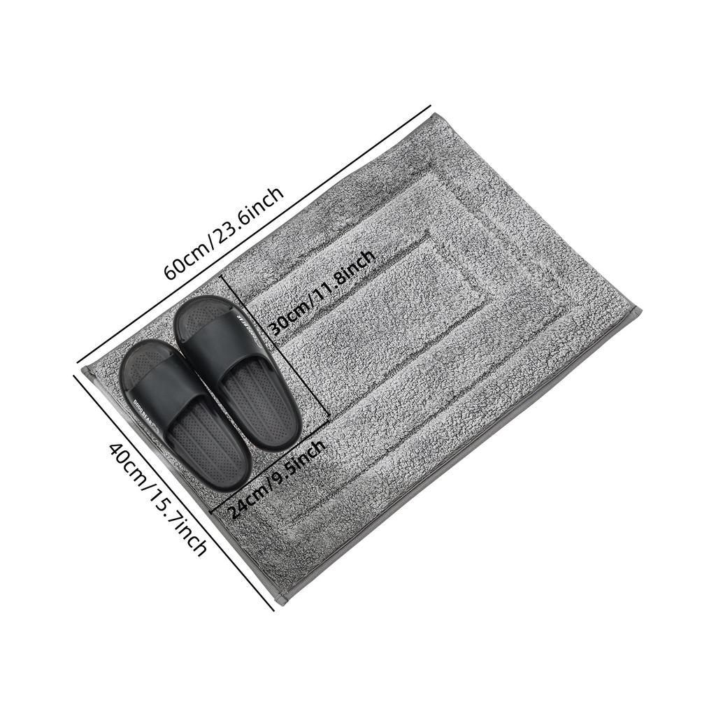 Soft Comfortable Thick Plush Floor Mat,Bathroom Floor Rug,Bedroom Carpet,Living Room Mat,Non-slip Rug,Water Absorption Anti-Slip