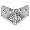 Door Hinge 6 Hole Mirror Polished 316 Stainless Steel Marine Hinges for Boat 76x38mm