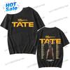 Tate Mcrae Tshirt Short Sleeve Hip Hop Vintage Cotton Teeshirt Graphic Printing Fashion Gothic Tshirt Ropa De Mujer Punk Black
