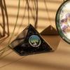 Small Orgonite Pyramids 5.5x4.5cm – Tree of Life – Black Tourmaline Chips