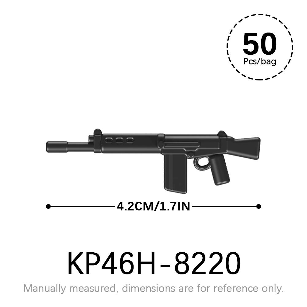 50pcs/lot Military Weapons Set SWAT WW2 Action Figures Parts MOC Bricks Star WW2 Corps Gun Accessories Building Blocks Kids Toys