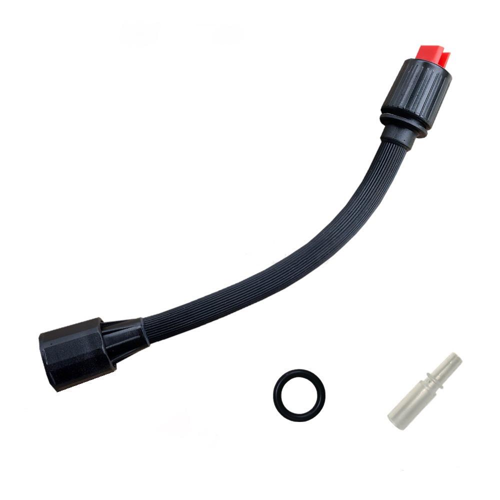 

2pcs Windproof Spray Nozzle Long Electric Sprayer Nozzle Fountain Car Wash Nozzle Flower Watering чёрный