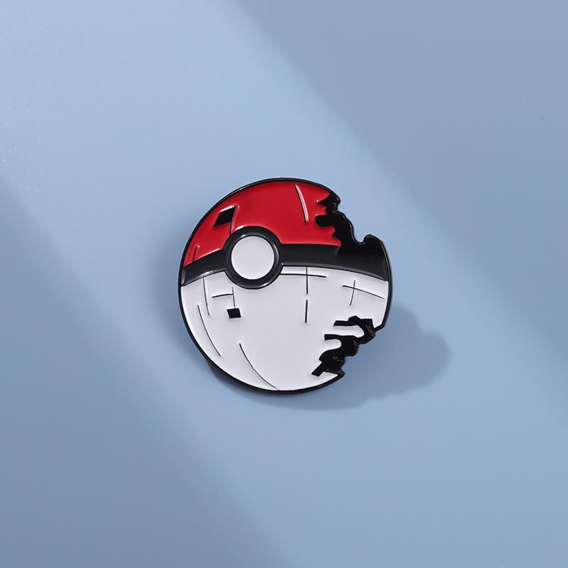 Poke Ball Enamel Pins Brooches for Women Cartoon Badge On Backpack Hat Decoration Accessories Anime Jewelry Fans Gift