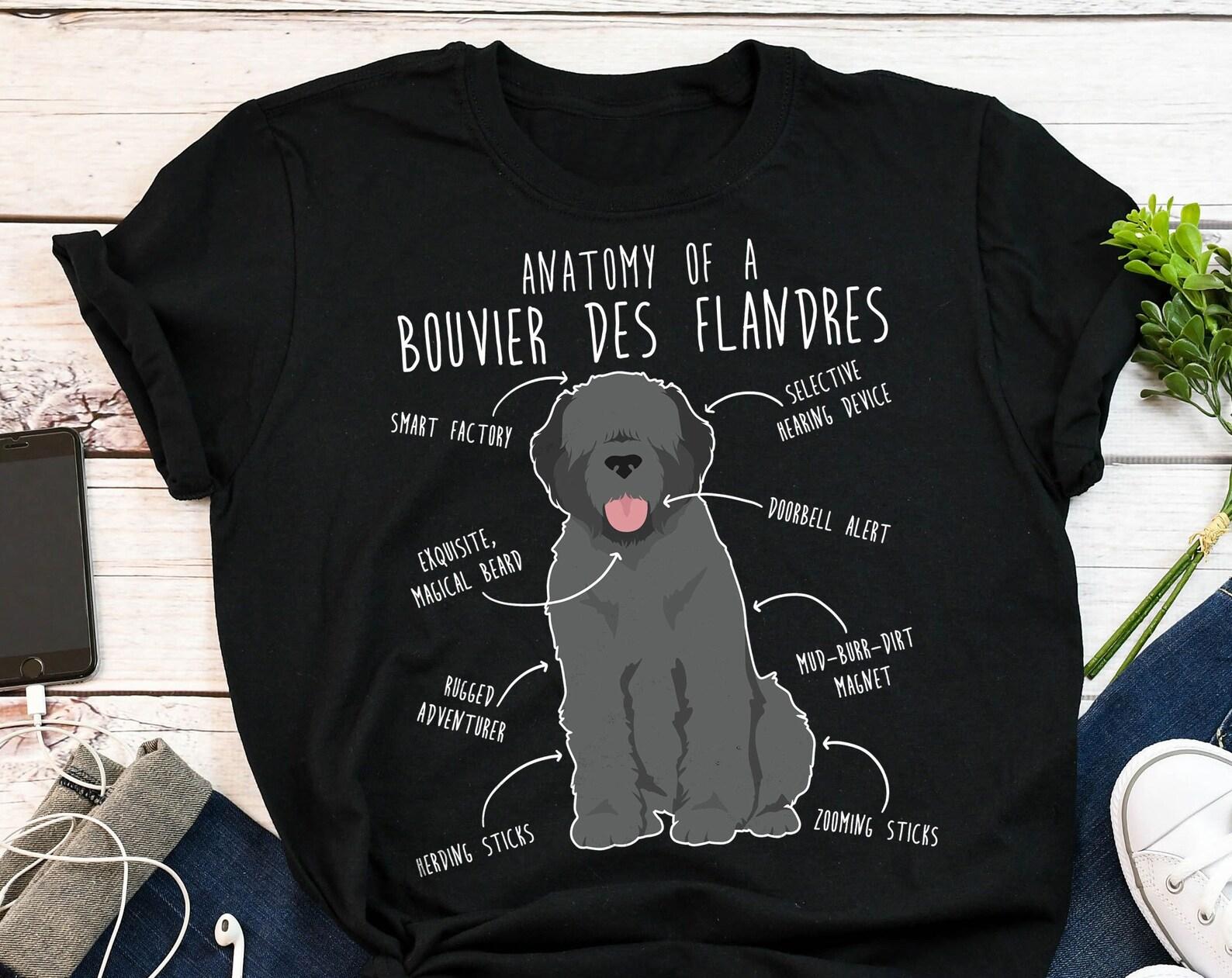 Bouvier Des Flandres Shirt, , Gray Grey Bouvier, Dog Lover Gift, Cute Dog T-shirt, Pet Lover Tshirt, Tee, Dog Mom, Dog Dad 120