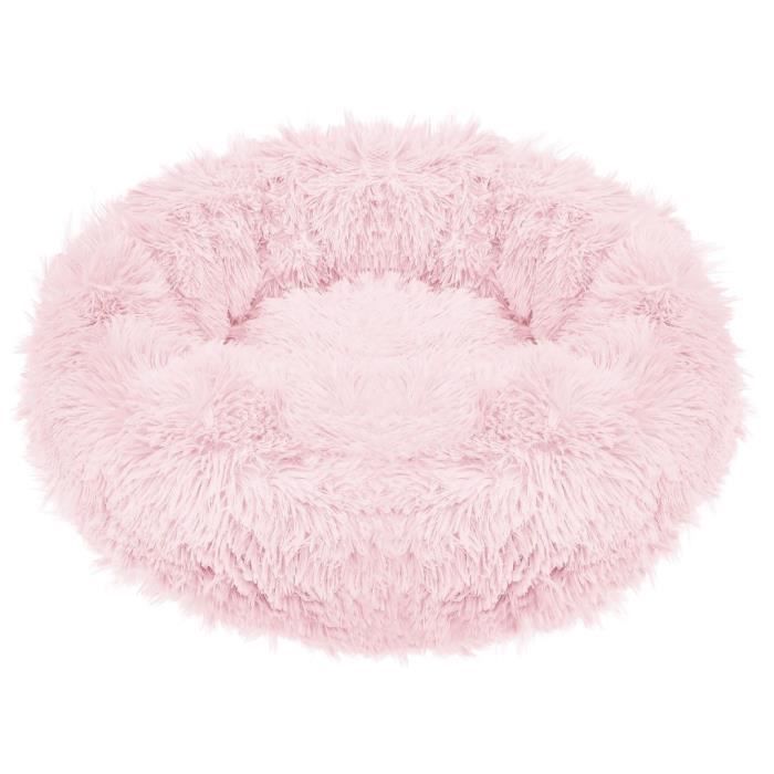 SPRINGOS® Lit lavable pour chien et chat - rose clair 80 cm