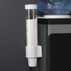 Wall-mounted Disposable Cup Dispenser, Automatic Paper Cup Holder, Household Water Dispenser Cup Holder, Hole-free Cup Rack