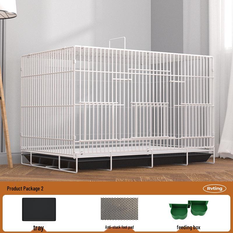 Extra Large Rabbit & Guinea Pig Cage with Toilet - Spacious for Household Pets
