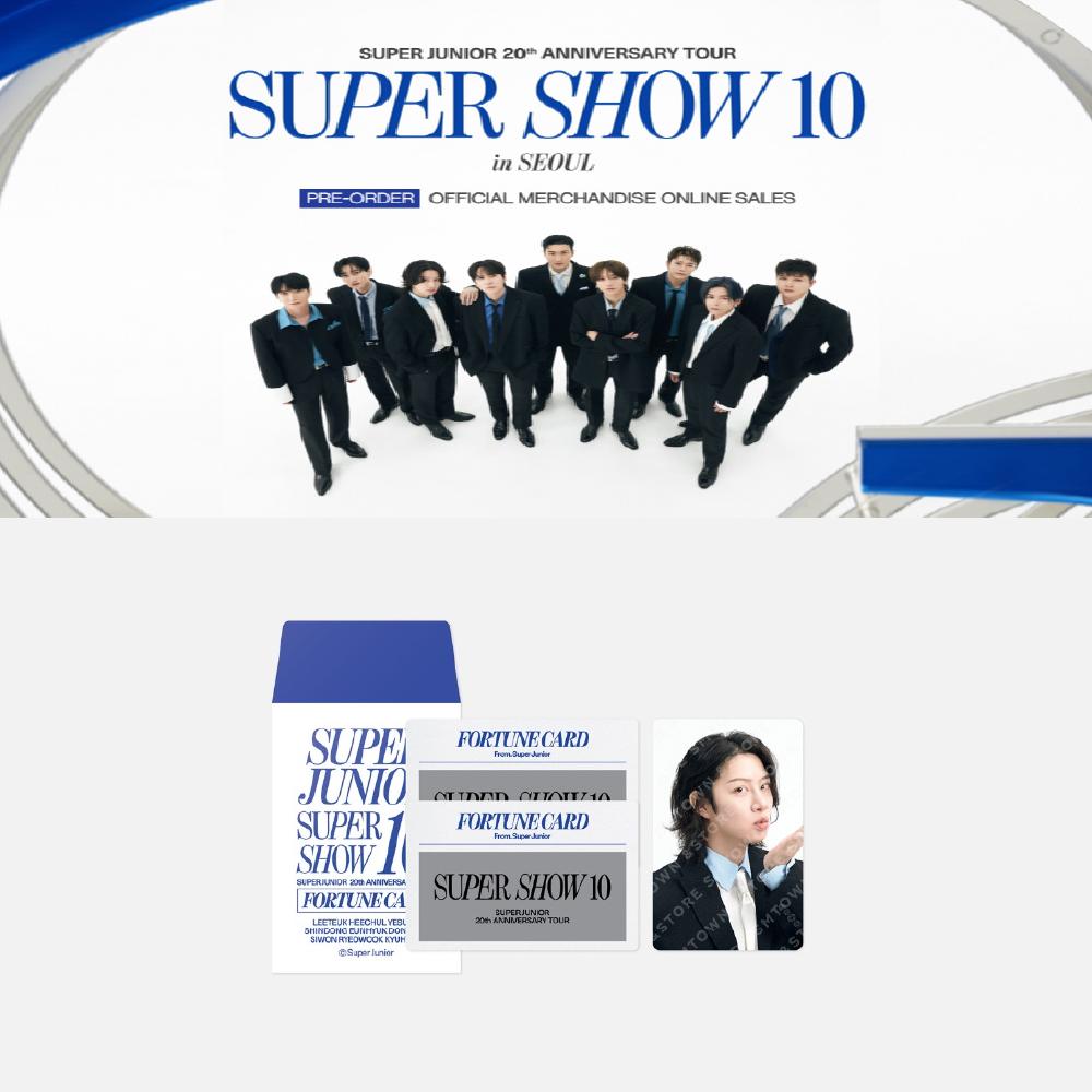 

Предзаказ Набор скретч-карт SUPER JUNIOR Concert SUPER SHOW 10 Fortune Random 1 pack