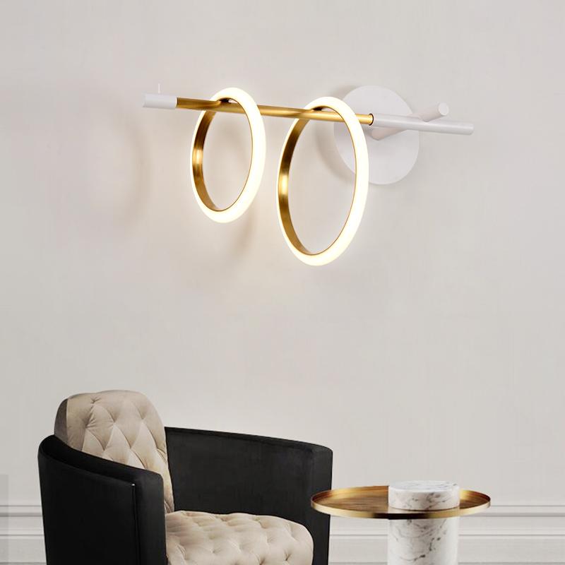 Ring Pendant Light for Restaurant Living Room Decoration Led Hanging Lamp Fixture Kitchen Furniture Living Room Suspension