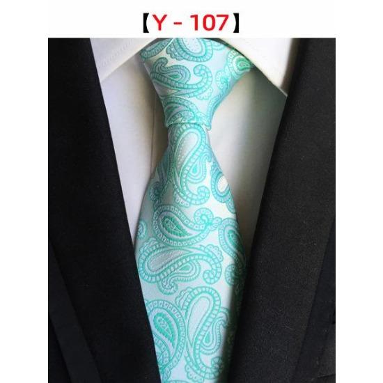 8Cm Polyester Herrenkrawatte Cashew Blumenanzug Krawatte