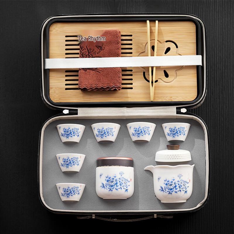 Entwined Lotus Travel Tea Set
