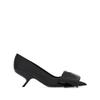 Salvatore Ferragamo Ferragamo 105mm Oversized Bow Leather Pumps Black