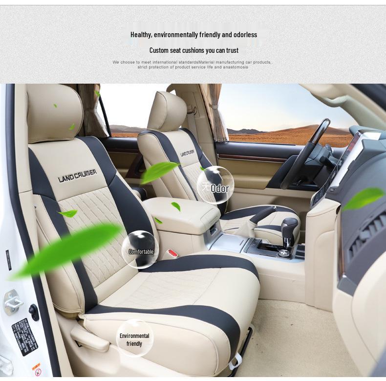 08-20 Land Cruiser Seat Covers: All-Season Full Coverage Interior Upgrade